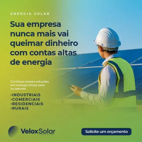 Energia Solar para Comércio e Empresas - Projeto + Instalação