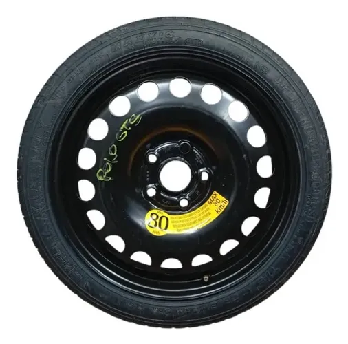 Estepe Fino 0km 115/70 R16 Polo GTS Preto 2024 Volkswagen