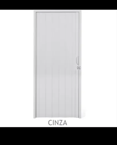 Porta Sanfonada PVC Plastilit 0,70x2,10m Cinza
