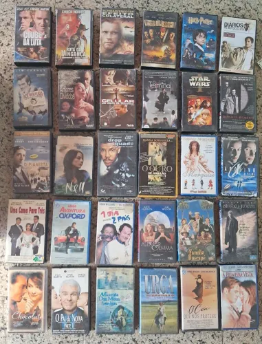 Lote de Filmes VHS ORIGINAIS