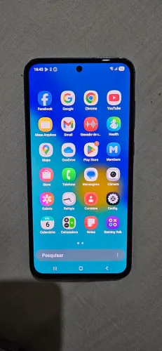 Vendo samsung a35 5g 128gb 6 de ram biometria na tela nfc todo original