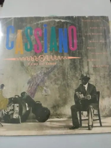 vendo LP Cassiano, "cedo ou tarde" clássico da música brasileira, álbum excelente ótimo