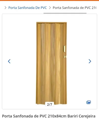Porta nova na caixa Pvc