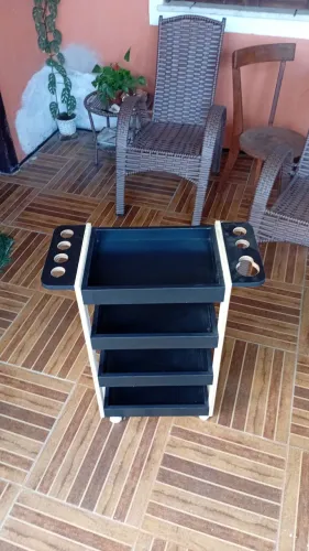 Carrinho Auxiliar Preto