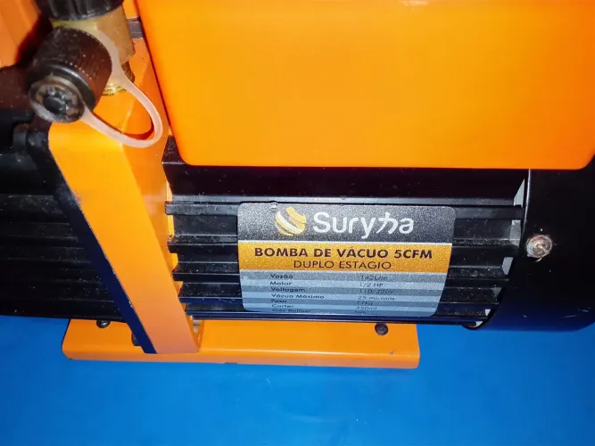 Bomba a vácuo 5cfm suryha 5cfm duplo estágio