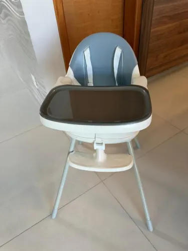 Cadeira de Refeição Safety 1st Jelly K1720 - Excelente Estado - Branca e Cinza