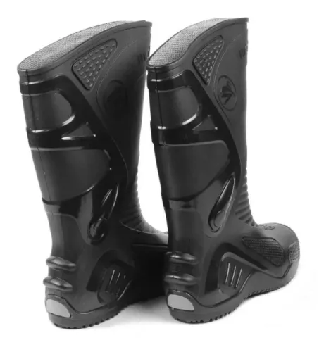 Novas Botas Motoqueiro Moto Motoboy Impermeável, Revestimento Interno