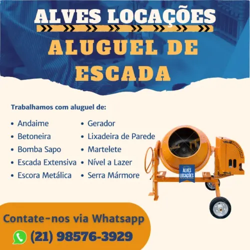 Betoneira - Aluguel