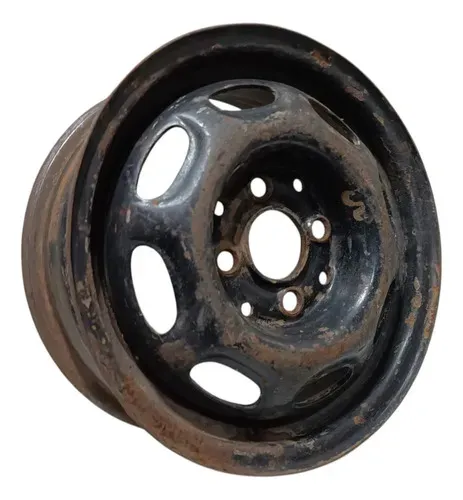 Roda Ferro Volkswagen Gol G1 G2 G3 Saveiro Parati Aro 13 Pre Preto