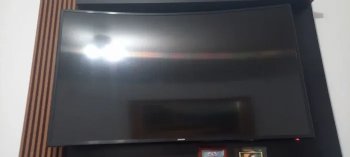 Smart tv samsung curved 48 problema led 