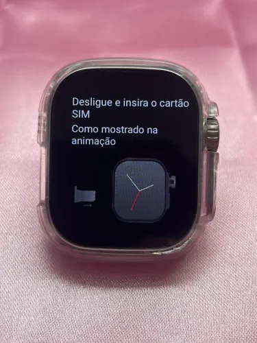 Relógio Inteligente Smartwatch Ultra AI 3 5g Chip 16gb 7 Pulseiras Case e PelÍcula