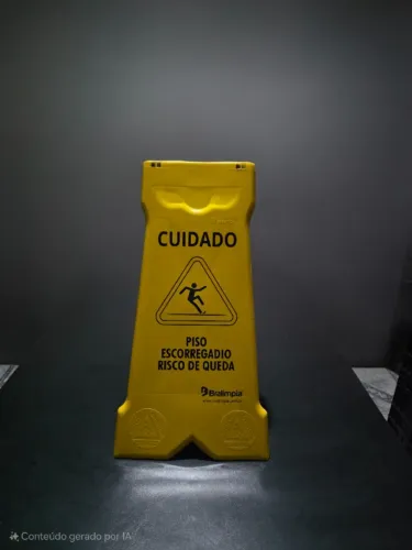 PLACA SINALISADORA PISO ESCORREGADIO BRALIMPIA