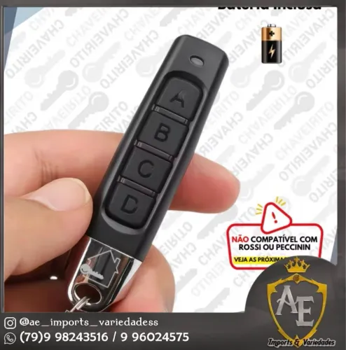 Controle copiador para portão