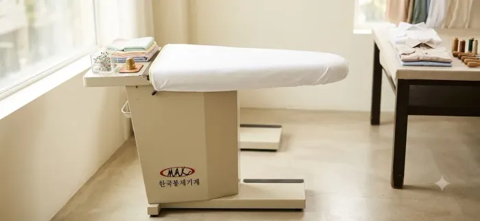Mesa de Passar c/ Braço Aquec/ Sucção S/ Caldeira Universal Medida
