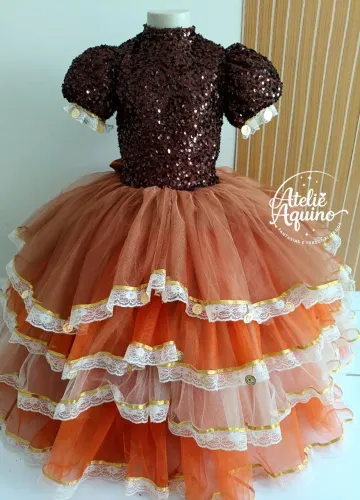 Vestido Maria bonita a pronta entrega