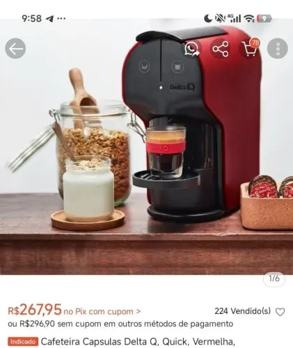 Cafeteira de Cápsula