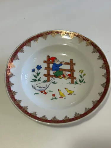 Prato porcelana Schmidt antigo