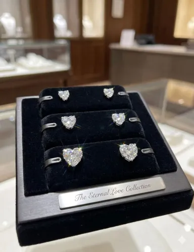 Trio de brincos em prata 925 com zircônia
