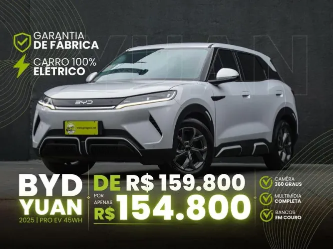 BYD Yuan Pro Elétrico 2025