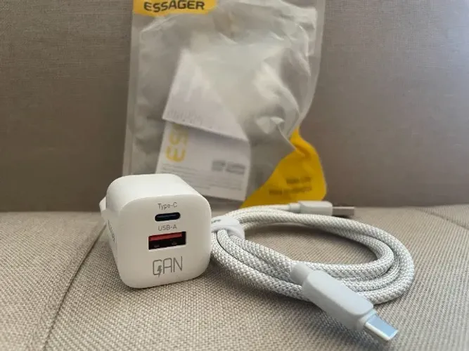 Essager! Kit Carregador e cabo usb c ! Tecnologia PD