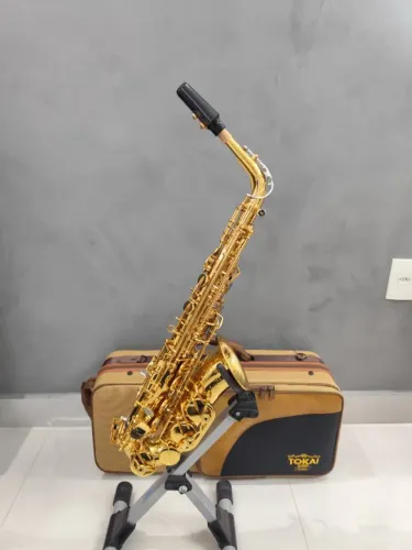 Sax Alto Tokai TSA-300G Mib Dourado - Novo de mostruário - Aceito trocas - Parcelo 21x