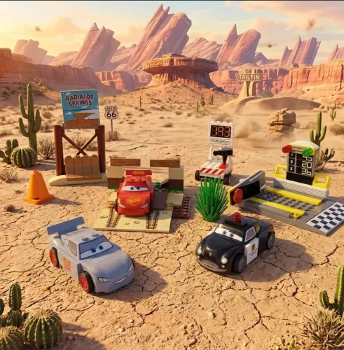Lego Relâmpago Mcqueen Disney Pixar Carros 3. Original/Completo (Raro)