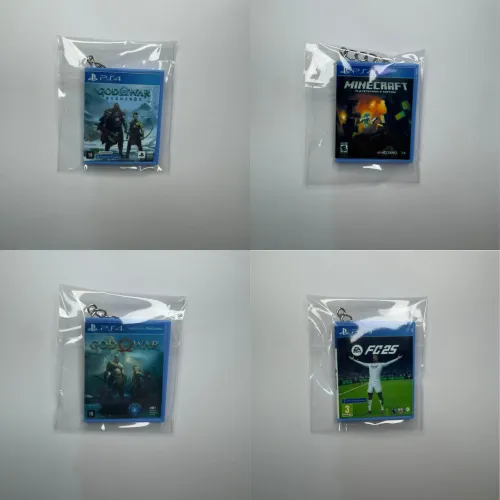 Chaveiros de capas de jogos de video game