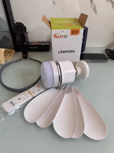 Ventilador de teto com led