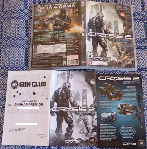Jogo PC Crysis 2 Edição Limitada Original Nacional Completo