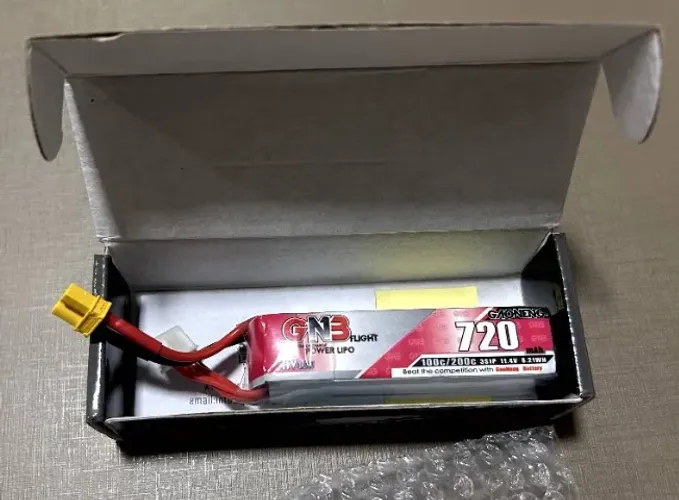 Bateria Lipo GNB 3S 720mah HV
