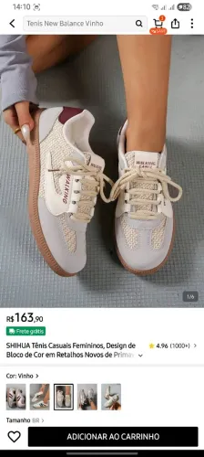 Vendo Tênis nunca usado