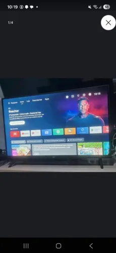 Smart TV 32" SEMP TCL Android TV (Modelo 32S615) - Revisada e com LED Novo!<br>