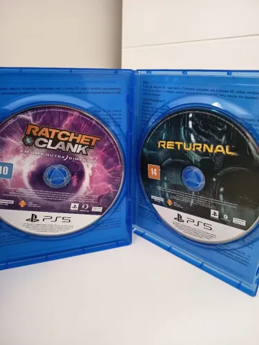 Ratchet e Clank e Returnal PS5 LEIA A DESCRIÇÃO 