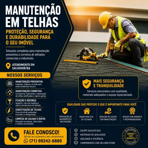Conserto de Telhado e Outros 
