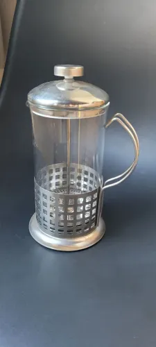 Cafeteira francesa inox 600ml nova