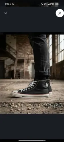 Tênis Converse All Star Chuck Taylor Cano Alto Preto - Original