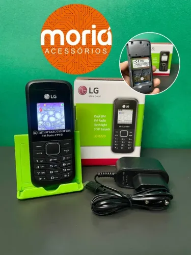 Celular Lg B220 3g Dual Sim 32mb Ram 32mb Interna Cor Preto