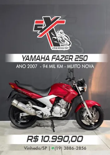 YS 250 FAZER/ 2007 Muito nova 