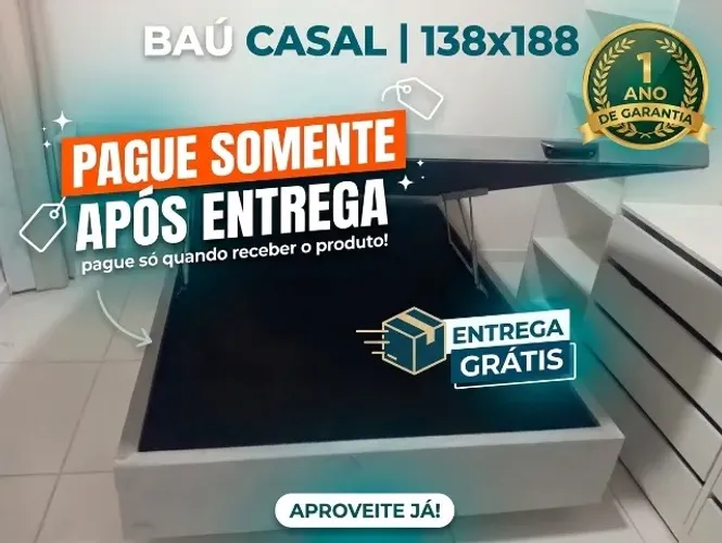 Baú Casal Pague somente após Entrega