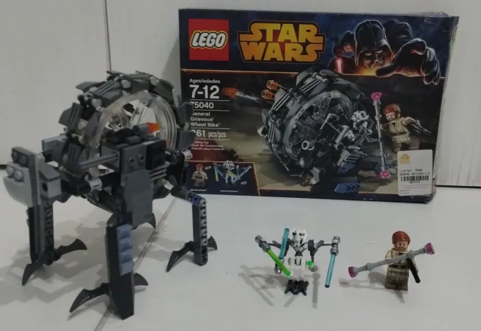 Lego Star Wars General Grievous Wheel Bike Set Completo