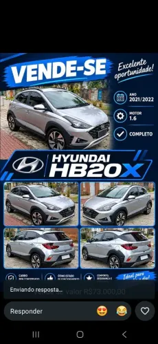 Hyundai HB20X Evol. Bluelink 1.6 Flex 16V AUT 2022