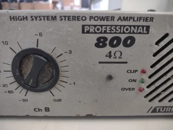 Power Amp Profissional LL 800 4 Omega - FUNCIONANDO (USADO)