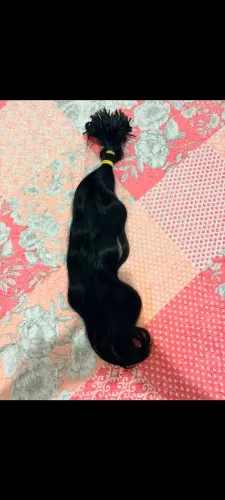 Cabelo humano peruano 200 gramas 60 cm.