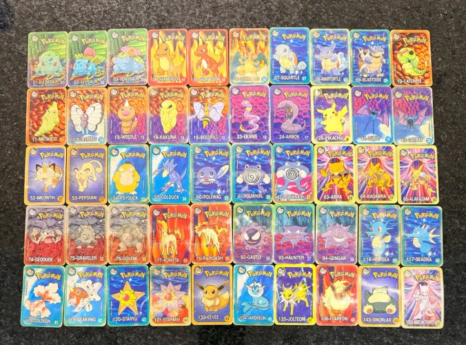 Tazos Supercartas Pokemon Elma Chips Originais