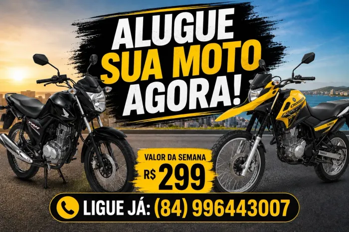 Alugue sua moto agora mesmo!