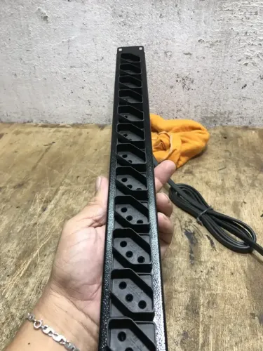 Régua Rack Fiolux 12 Tomadas Cabo 1m