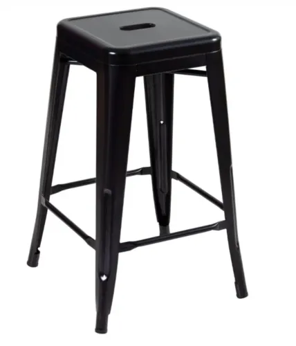 Banqueta Iron Tolix Preta banco