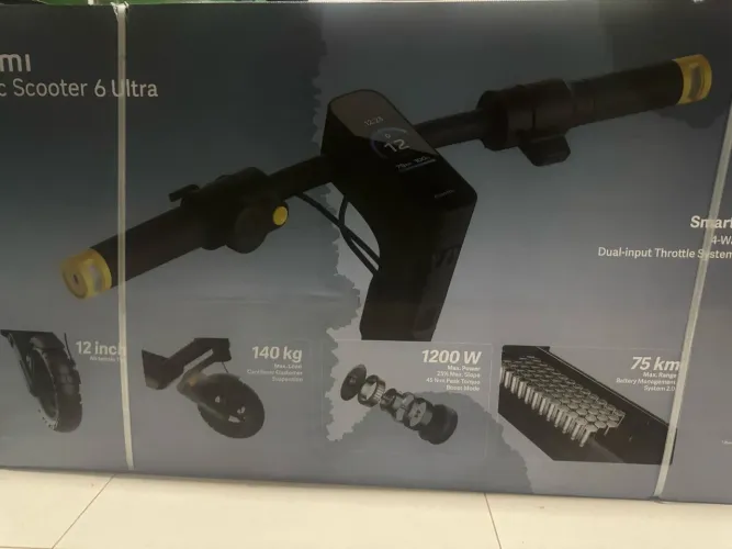 Patente xiaomi elétrico scooter 6 ultra