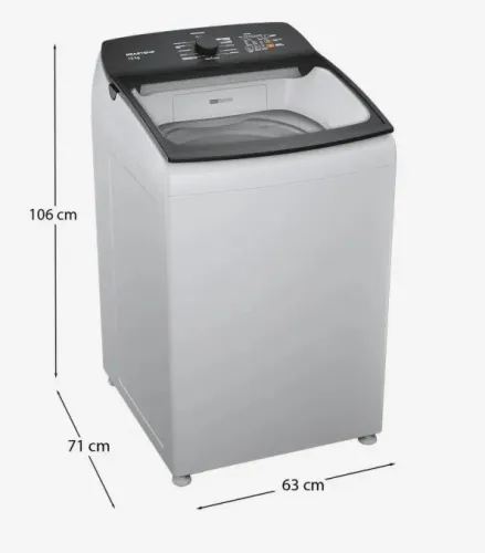 Máquina de Lavar Brastemp 13Kg Branca com Ciclo Tira Manchas Advanced e Ciclo Antibolinha