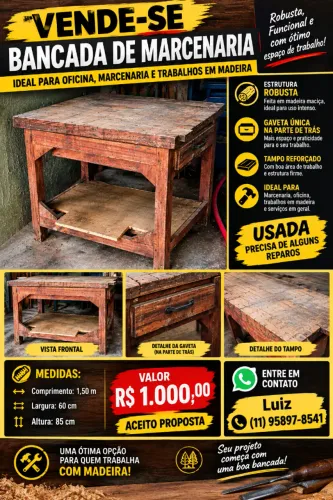 BANCADA DE SERVIÇO